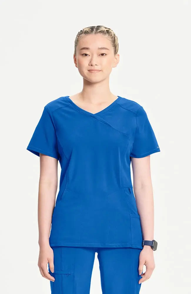 Cherokee Infinity Women's Mock Wrap Scrub Top 2625A Simply Scrubs Australia